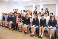 Group photo with visitors from Maryknoll Fathers’ School